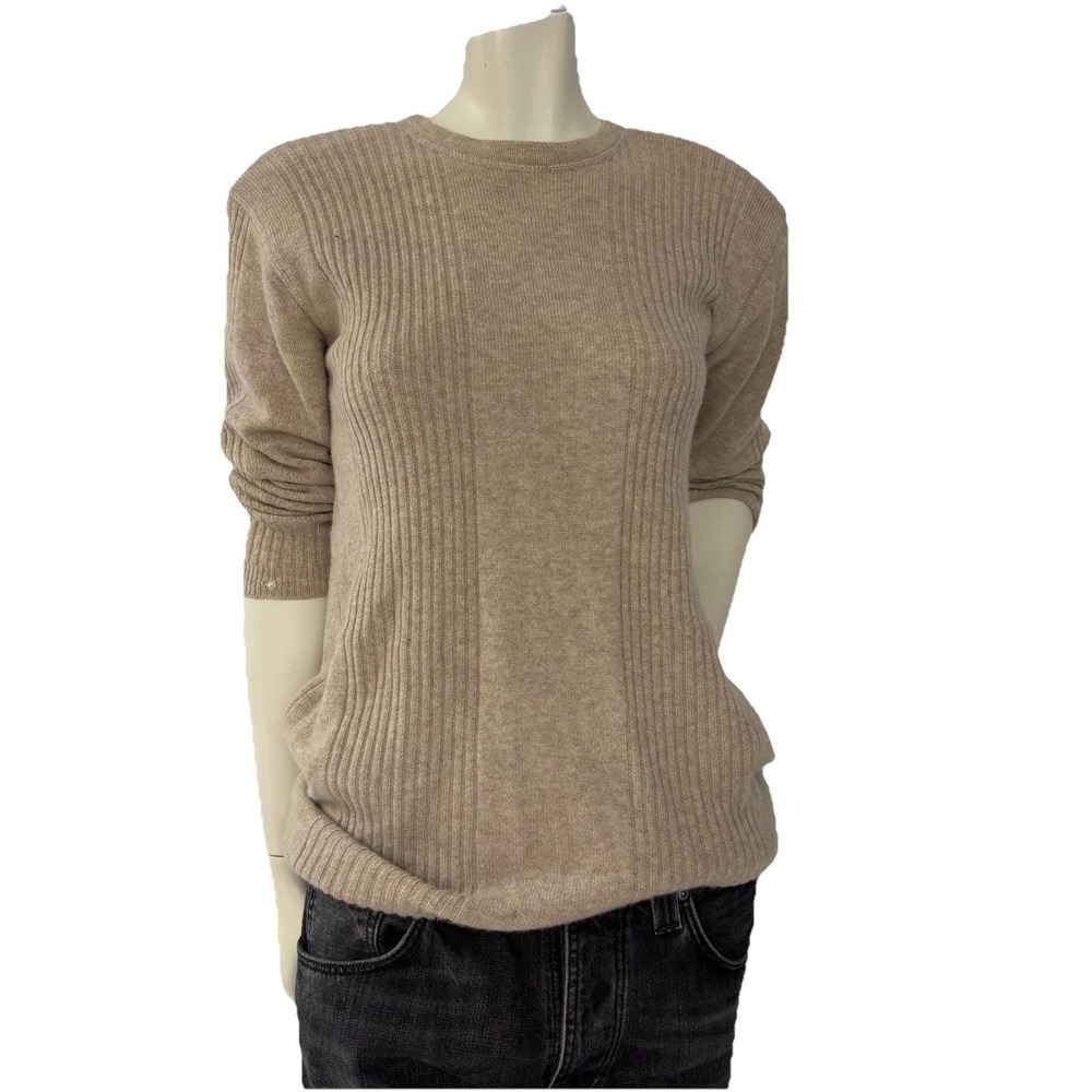 Vintage Adrienne Vittadini Cashmere Lambs‎ Wool Sweater Quiet Luxury Old Money M